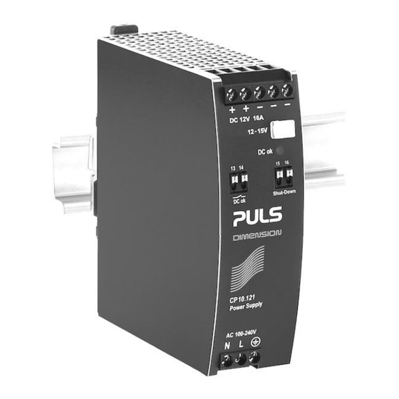 PULS Dimension CP Serie Bedienungsanleitung