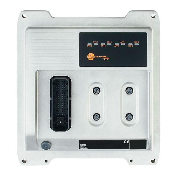 IFM Electronic M30710 Handbücher