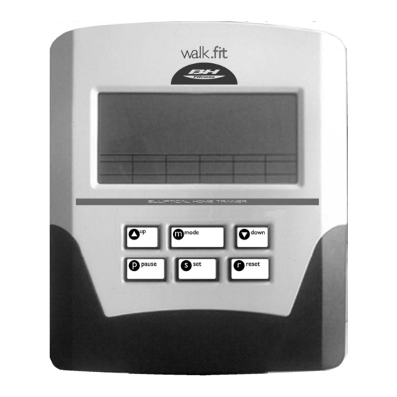BH FITNESS G2343 Monitor Betriebsanleitung