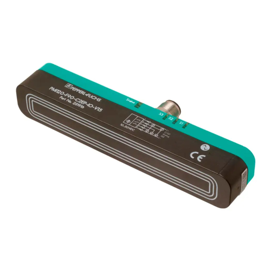 Pepperl+Fuchs PMI120-F90-IU2EP-IO-V15-3G-3D Betriebsanleitung