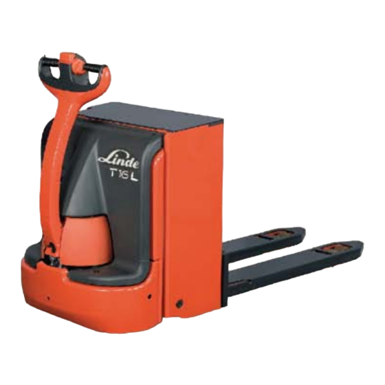 Linde T16L Originalbetriebsanleitung