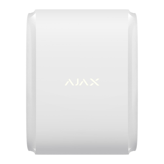 AJAX DualCurtain Outdoor Benutzerhandbuch