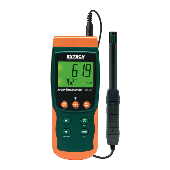 Extech Instruments SDL500 Benutzerhandbuch