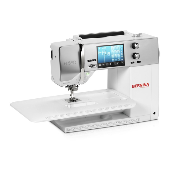 Bernina B 560 Handbuch