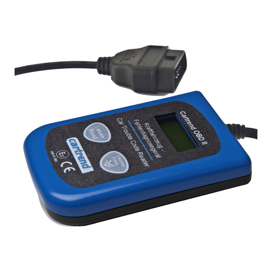Cartrend OBD II 80234 Gebrauchsanweisung
