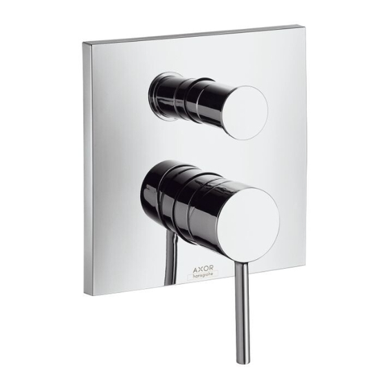 HANSGROHE AXOR Starck Montageanleitung