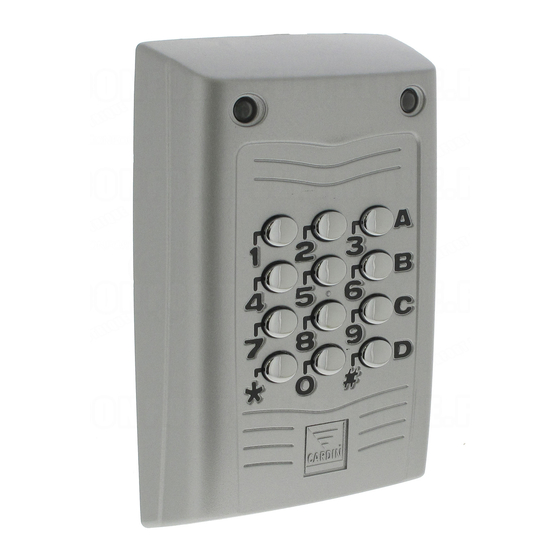 CARDIN ELETTRONIC SSB Serie Bedienungsanleitung