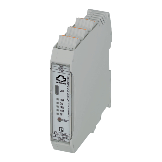 Phoenix Contact CLOUD IOT GATEWAY Anwenderhandbuch