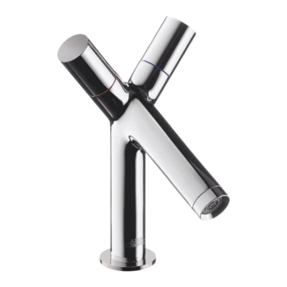 HANSGROHE AXOR Starck Gebrauchsanleitung, Montageanleitung