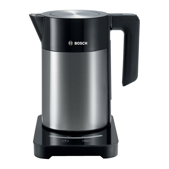 Bosch TWK720 Serie Gebrauchsanleitung