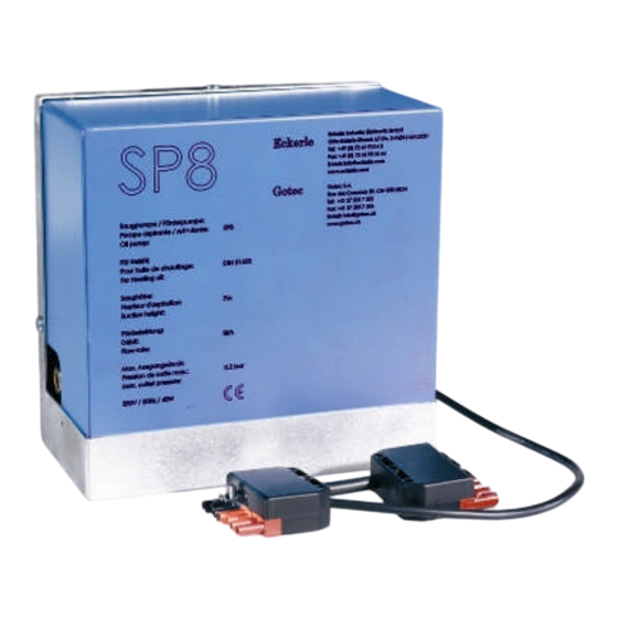 Eckerle Gotec SP8 Technische Information