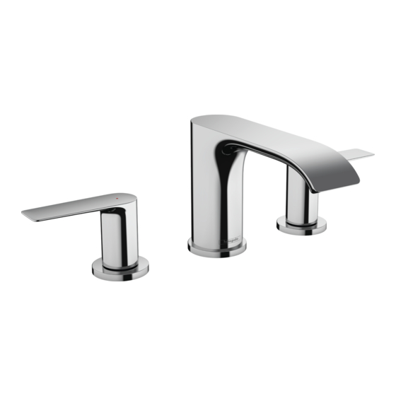 HANSGROHE Vivenis 95 75033-Serie Gebrauchsanleitung, Montageanleitung