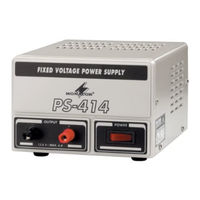 Monacor Power Supply PS-414 Bedienungsanleitung