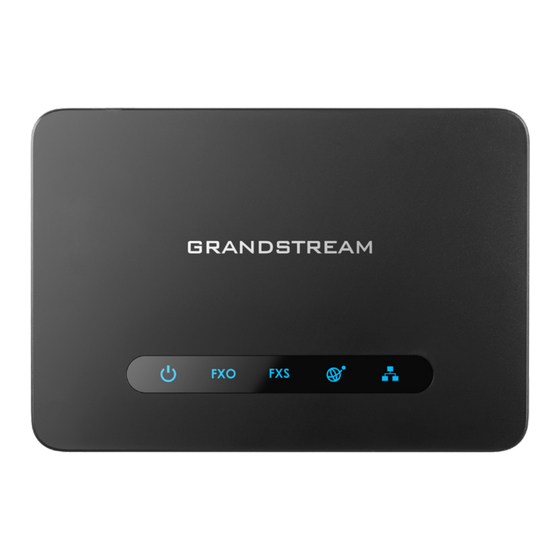 Grandstream HT813 Schnellinstallationsanleitung