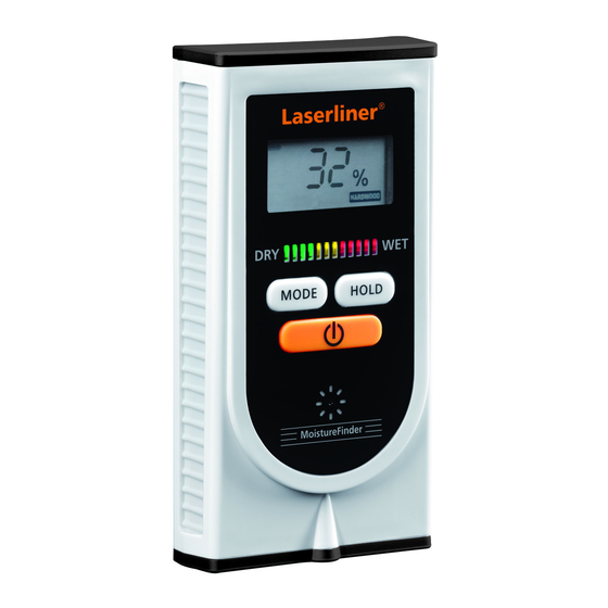 LaserLiner MoistureFinder Bedienungsanleitung