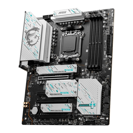 MSI X670E GAMING PLUS WIFI Benutzerhandbuch