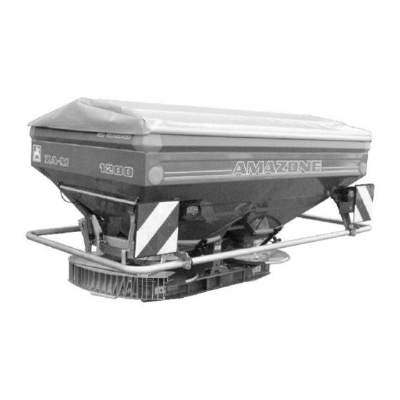 Amazone ZA-M 900 Betriebsanleitung