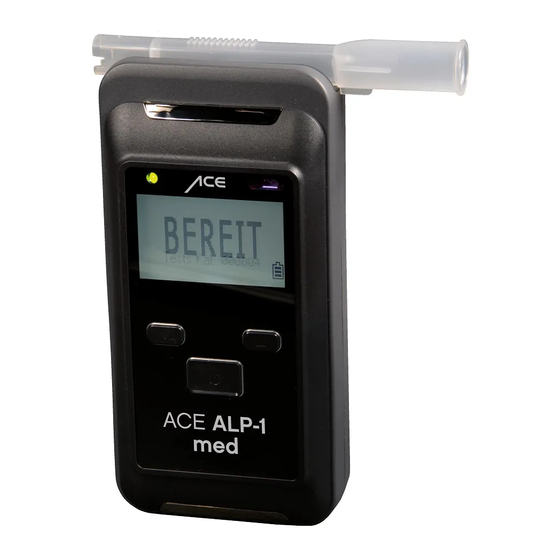 Ace instruments ALP-1 med Bedienungsanleitung