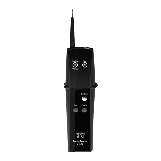 HDT 7100 Bedienungsanleitung