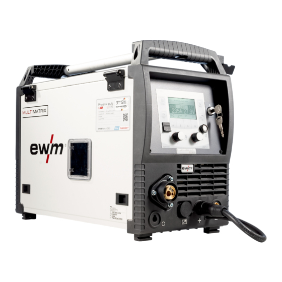 EWM Phoenix 355 Betriebsanleitung