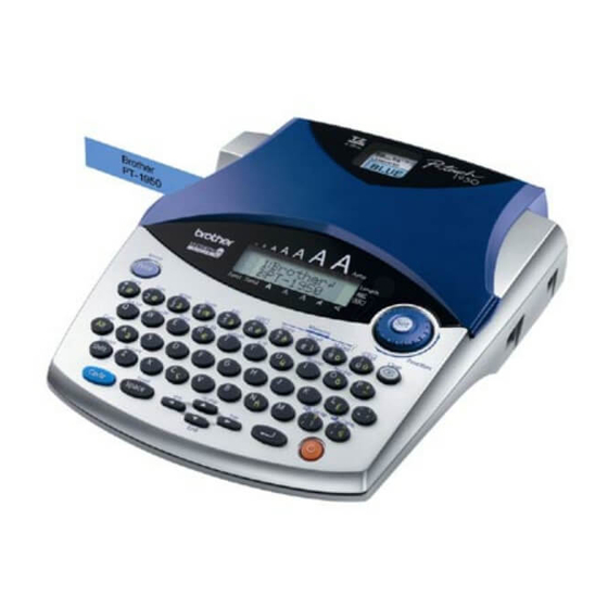 Brother P-touch 1850 Handbücher
