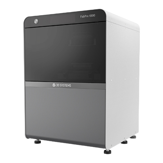 3D Systems FabPro 1000 Einrichten