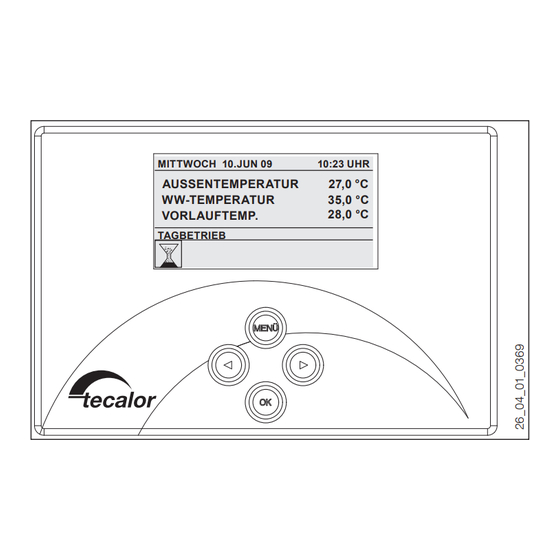 tecalor THZ Integral Bedienungsanleitung