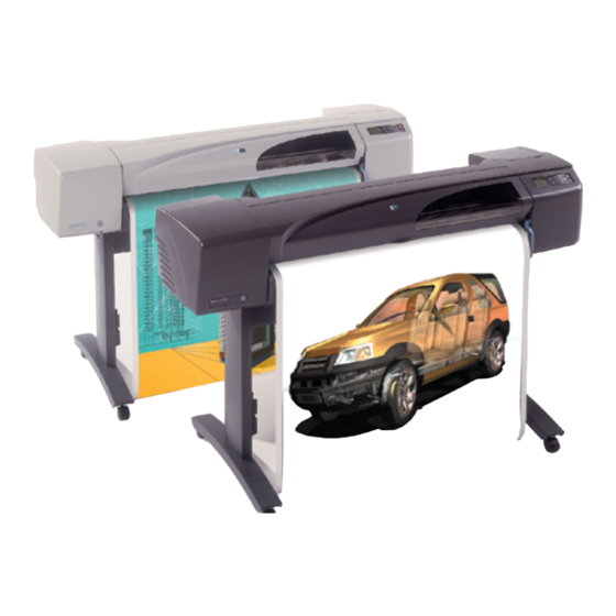 HP DesignJet 500 series Aufbauanleitung