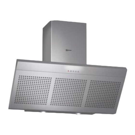 NEFF D96W44N0 Gebrauchsanleitung Und Montageanleitung