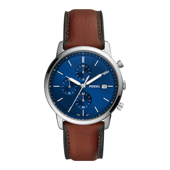 Fossil JS15 Bedienungsanleitung