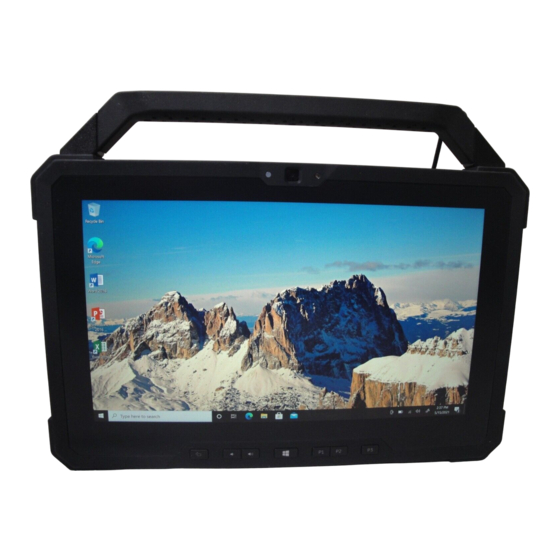 Dell Latitude 7212 Rugged Extreme Tablet Schnellstart Handbuch