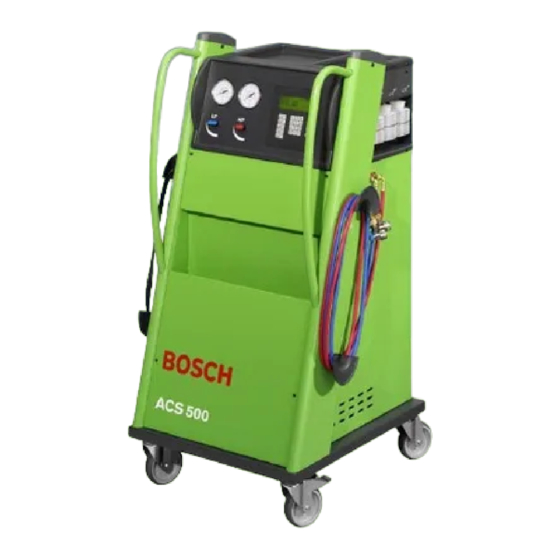 Bosch ACS 500 Wichtige Hinweise