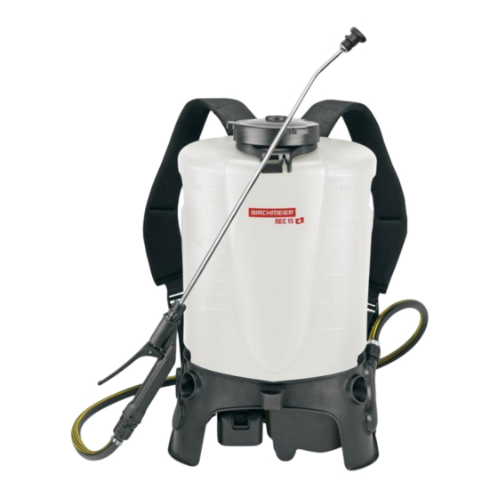 Birchmeier REC 15 AZ1 Gebrauchsanleitung