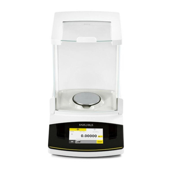 Sartorius Quintix Serie Benutzerhandbuch