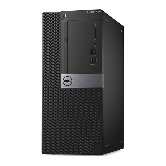 Dell OptiPlex 7050 Tower Schnellstart Handbuch