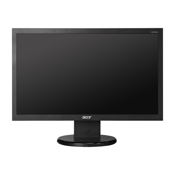 Acer V203H Benutzerhandbuch