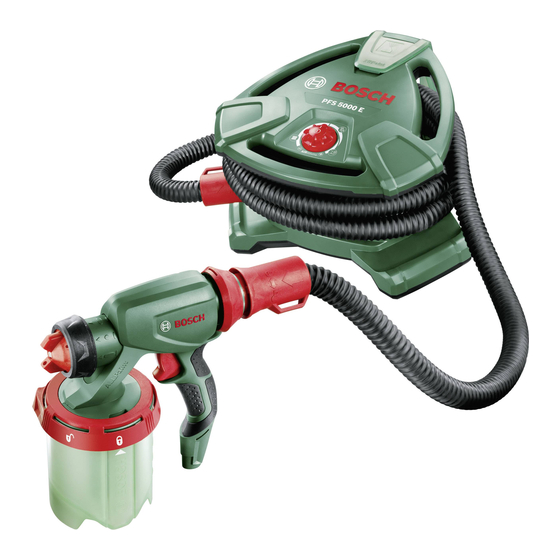 Bosch PFS 5000 E Originalbetriebsanleitung