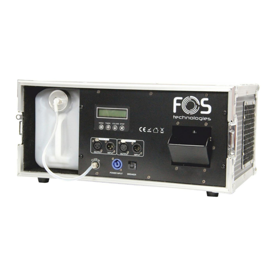 FOS Technologies Stage Haze Bedienungsanleitung