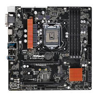 ASROCK B150M Pro4V Bedienungsanleitung