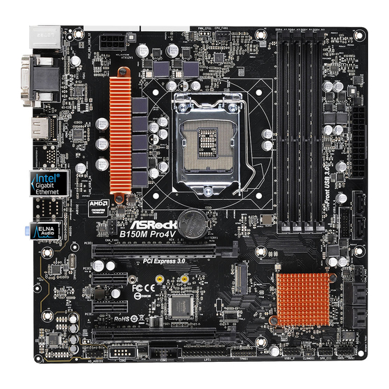 ASROCK B150M Pro4V Bedienungsanleitung