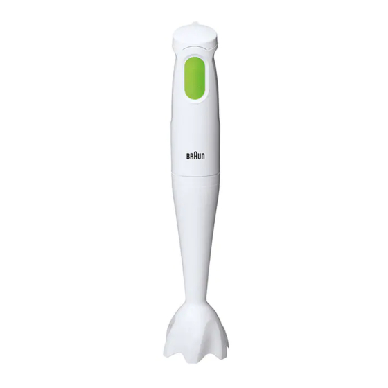 Braun MultiQuick 1 Handbuch