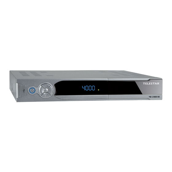 Telestar TD 2100 HD Bedienungsanleitung