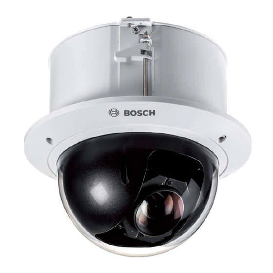Bosch AUTODOME IP starlight 7000i Installationsanleitung