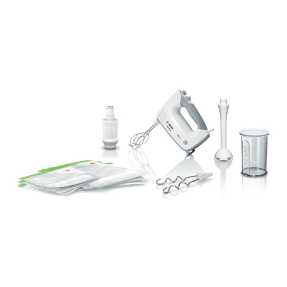 Bosch ErgoMixx Fresh Vacuum System MFQ36 Serie Gebrauchsanleitung