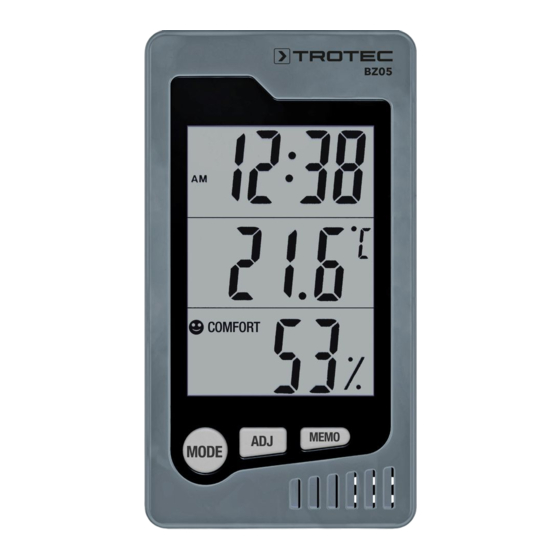 Trotec BZ05 Bedienungsanleitung