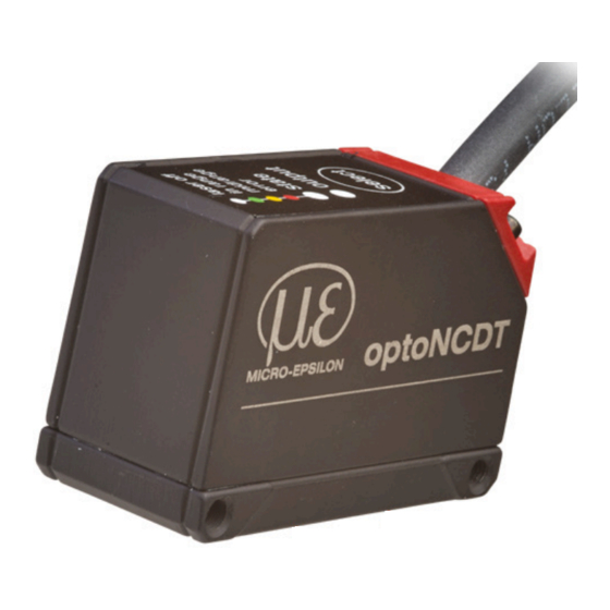 MICRO-EPSILON optoNCDT 1420 Betriebsanleitung