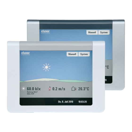 Elsner WS1 Color Installation Und Betrieb