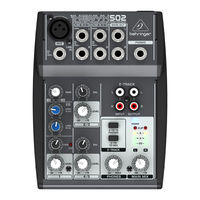 Behringer 802 Bedienungsanleitung