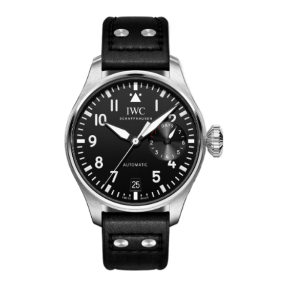 iwc BIG PILOT’S WATCH Bedienungsanleitung