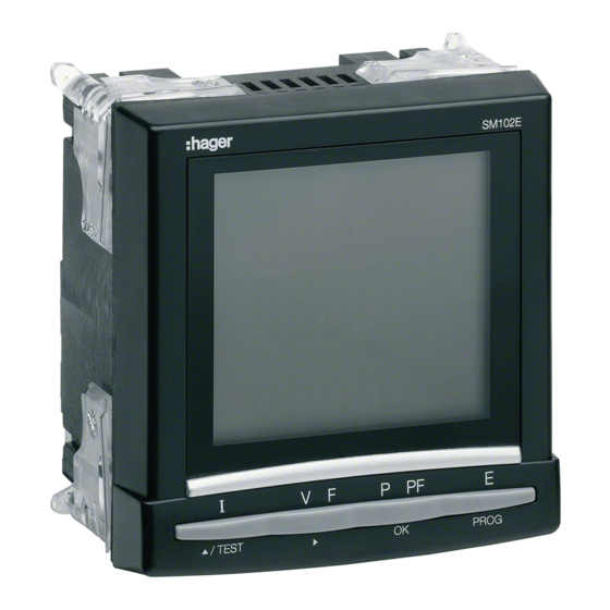 hager SM102E Bedienungsanleitung